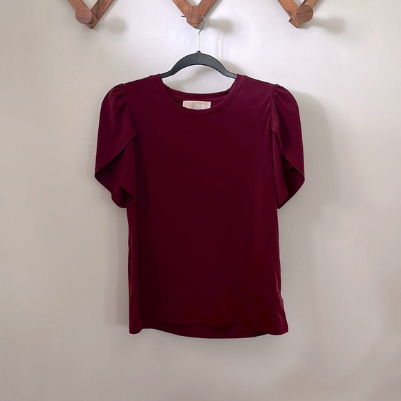 MICHAEL Michael Kors Tops - Michael Kors Maroon Blouse - Medium